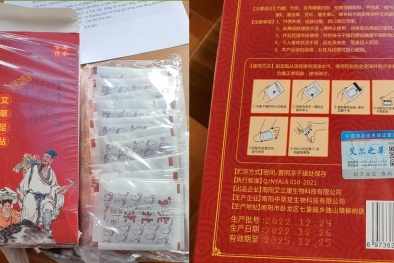 Gia Lai: Thu giữ nhiều hộp dán hút mồ hôi chân không rõ nguồn gốc xuất xứ