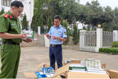 Lào Cai xử lý hàng may mặc và mỹ phẩm nhái nhãn hiệu, không rõ nguồn gốc xuất xứ