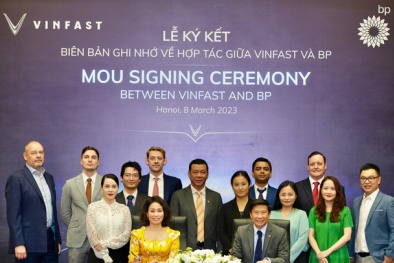 VinFast và BP hợp tác về các giải pháp năng lượng và di chuyển điện hóa toàn cầu