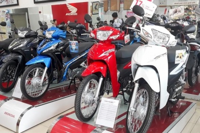 Từ 1/4, hàng loạt mẫu xe máy Honda tăng giá 
