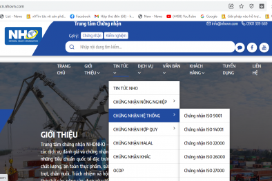 Công ty TNHH Công nghệ NHONHO thực hiện dịch vụ chứng nhận ngoài phạm vi cấp phép?