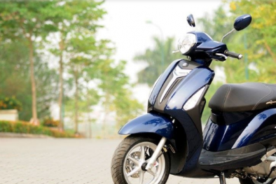 Xe máy Yamaha Grande 2022 mới 'lột xác' nổi bật từ công nghệ tới tính năng