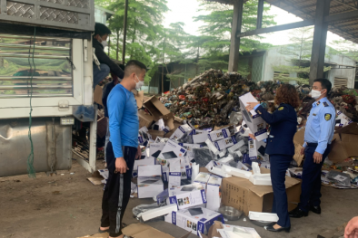 Tiêu hủy 1.000 bộ bếp từ giả mạo nhãn hiệu PHILIPS