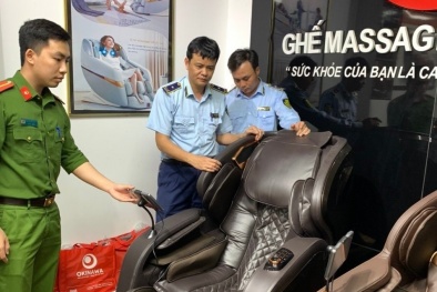 Quản lý thị trường Vĩnh Phúc: Xử phạt cơ sở kinh doanh ghế massage gần 100 triệu đồng