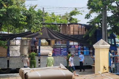 Nhiều phụ tùng xe máy không rõ nguồn gốc bị tạm giữ