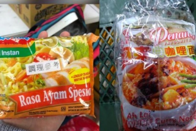 Malaysia: Thu hồi 2 loại mỳ ăn liền do phát hiện chứa chất gây ung thư