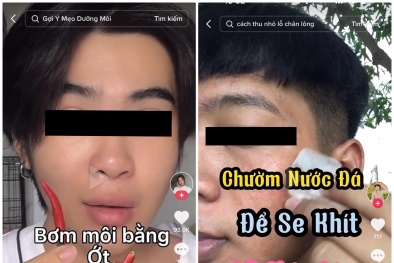 TikTok: Tràn lan nội dung hướng dẫn làm đẹp phản khoa học