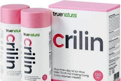 Cảnh báo viên uống Trinh Nữ Hoàng Cung Crilin Women Health quảng cáo sai sự thật