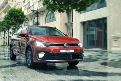 Mẫu ô tô Volkswagen Virtus 2023 thiết kế hiện đại và tiện nghi, giá bán từ hơn 1 tỷ đồng