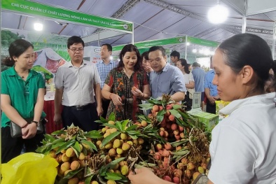 Trên 130 gian hàng giới thiệu trái cây, nông sản, đặc sản vùng miền tới người dân Thủ đô