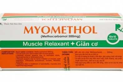 Thu hồi giấy đăng ký lưu hành thuốc Myomethol tại Việt Nam