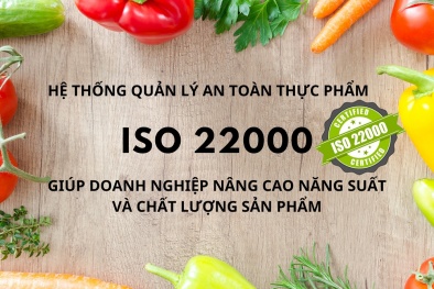 Áp dụng ISO 22000 giúp doanh nghiệp kiểm soát mối nguy, nâng cao chất lượng thực phẩm 