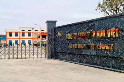 Xử phạt Công ty giầy Kim Việt Việt Nam 425 triệu đồng do xả thải vượt quy chuẩn