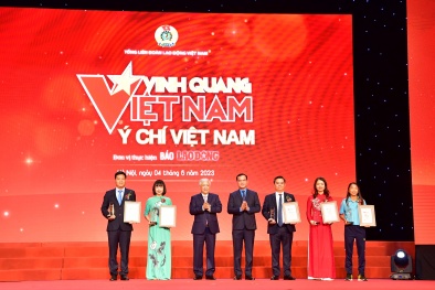 Vietcombank là một trong 5 tập thể được vinh danh tại Chương trình Vinh quang Việt Nam lần thứ 18