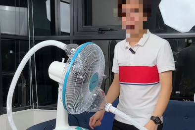 Trào lưu dùng quạt hơi nước tự chế nguy cơ nhiễm khuẩn, chập cháy