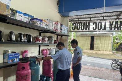 Liên tiếp phát hiện cơ sở kinh doanh gas vi phạm 