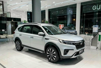 Mẫu ô tô Honda BR-V có giá từ 600 triệu, sở hữu công nghệ an toàn tiêu chuẩn 5 sao
