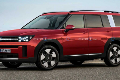 Mẫu ô tô Hyundai Santa Fe 2024 nâng cấp động cơ mạnh mẽ