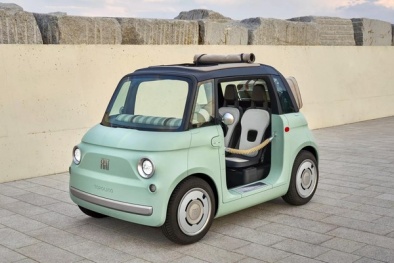 Mẫu ô tô điện mini Fiat Topolino Dolcevita vượt trội đối thủ bằng các tính năng độc đáo