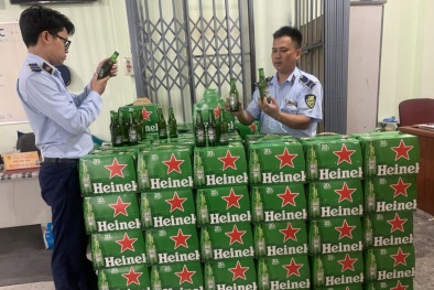 Phú Yên: Tạm giữ 2.400 chai bia hiệu Heniken không có nhãn phụ tiếng Việt 