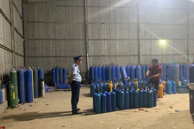 Bắc Ninh phát hiện và tạm giữ trên 1,3 tấn khí N2O không rõ nguồn gốc xuất xứ