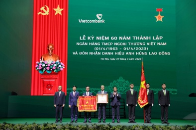 Cổ phiếu VCB được đánh giá có chỉ số phát triển bền vững (VNSI) thuộc nhóm tốt nhất thị trường