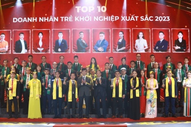 81 cá nhân đạt danh hiệu Doanh nhân trẻ khởi nghiệp xuất sắc năm 2023