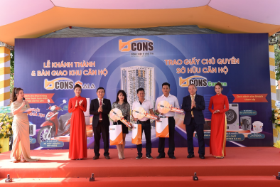 Tập đoàn Bcons trao 500 giấy chủ quyền và bàn giao khu căn hộ Bcons Sala