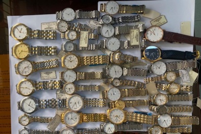 Kiên Giang: Thu giữ nhiều đồng hồ giả mạo nhãn hiệu giá trị lớn