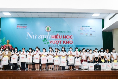 Him Lam Land chung tay ủng hộ Quỹ học bổng 'Nữ sinh hiếu học vượt khó'