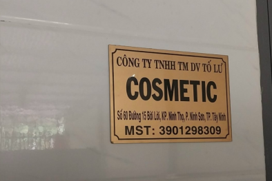 Tự ý sản xuất và lưu thông mỹ phẩm, Công ty Tố Lư Cosmetic bị xử phạt 