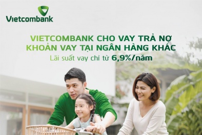 Khách hàng có thể vay vốn tại Vietcombank để trả nợ khoản vay tại ngân hàng khác