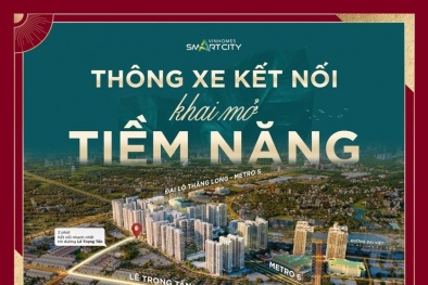 Vinhomes Smart City chính thức thông đường nối ra Lê Trọng Tấn kéo dài