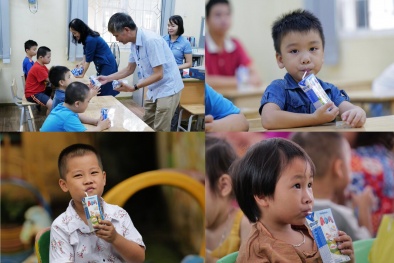 Vinamilk và Quỹ sữa cùng hơn 11.000 trẻ em khó khăn đón năm học mới
