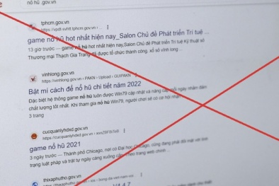 Quảng cáo cờ bạc được chèn vào nhiều website của cơ quan Nhà nước