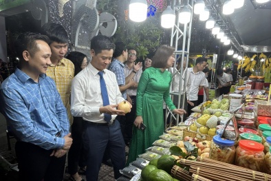 Trên 130 gian hàng tham dự Hội chợ trái cây, nông sản an toàn các tỉnh, thành phố năm 2023 tại Hà Nội