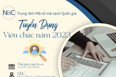 Trung tâm Mã số, mã vạch Quốc gia thông báo tuyển dụng viên chức 2023