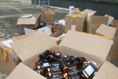 Tiêu hủy toàn bộ hàng hóa vi phạm của Công ty TNHH Y dược cổ truyền Minh Quang Đường