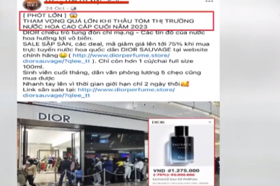 Nhiều bài đăng bán hàng 'khuyến mãi' trên mạng: Cảnh giác để tránh sập bẫy hàng giả 