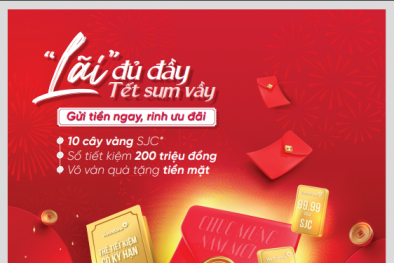 Đến VietinBank gửi tiền cuối năm rinh 'lãi' đủ đầy, đón Tết sum vầy