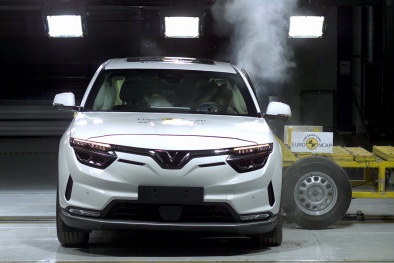 VinFast VF 8 được EURO NCAP nhận chứng nhận an toàn 4 sao tại châu Âu
