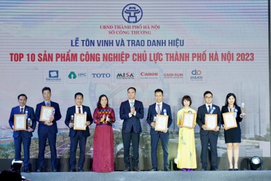 Hà Nội: Trao danh hiệu sản phẩm công nghiệp chủ lực năm 2023 cho 33 sản phẩm 