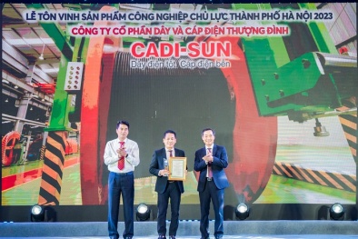Dây cáp điện CADI-SUN: 16 năm liên tiếp là 'Sản phẩm công nghiệp chủ lực TP.Hà Nội'