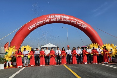 Thông xe cây cầu cửa ngõ trăm tỉ tại TP.HCM, rút ngắn quãng đường 10 km còn 500m