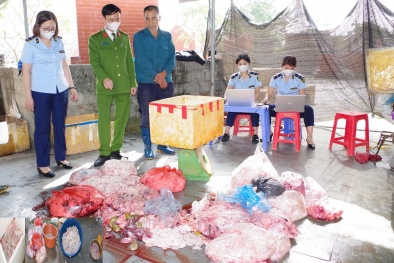 Hà Nam: Phát hiện, thu giữ hơn 1 tấn thực phẩm bẩn