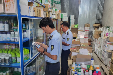 Kiên Giang xử phạt cơ sở kinh doanh thuốc bảo vệ thực vật vi phạm về nhãn hàng hóa
