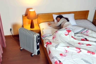 Bật máy sưởi qua đêm có thể làm ảnh hưởng đến sức khỏe người sử dụng