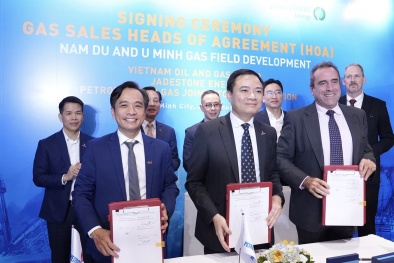 Ký kết thỏa thuận khung mua bán khí mỏ Nam Du – U Minh