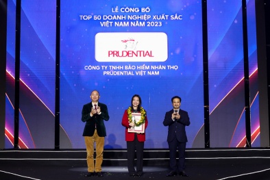 Prudential lọt bảng xếp hạng Top 50 Doanh nghiệp xuất sắc Việt Nam 2023