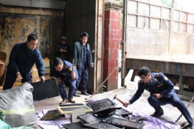 Tiêu hủy lô hàng giả, hàng nhập lậu trị giá hơn 600 triệu đồng